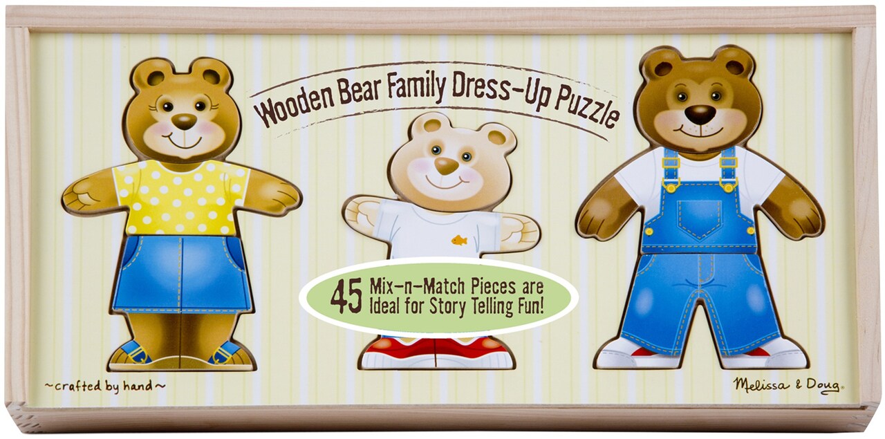 Melissa and doug dress top up puzzle